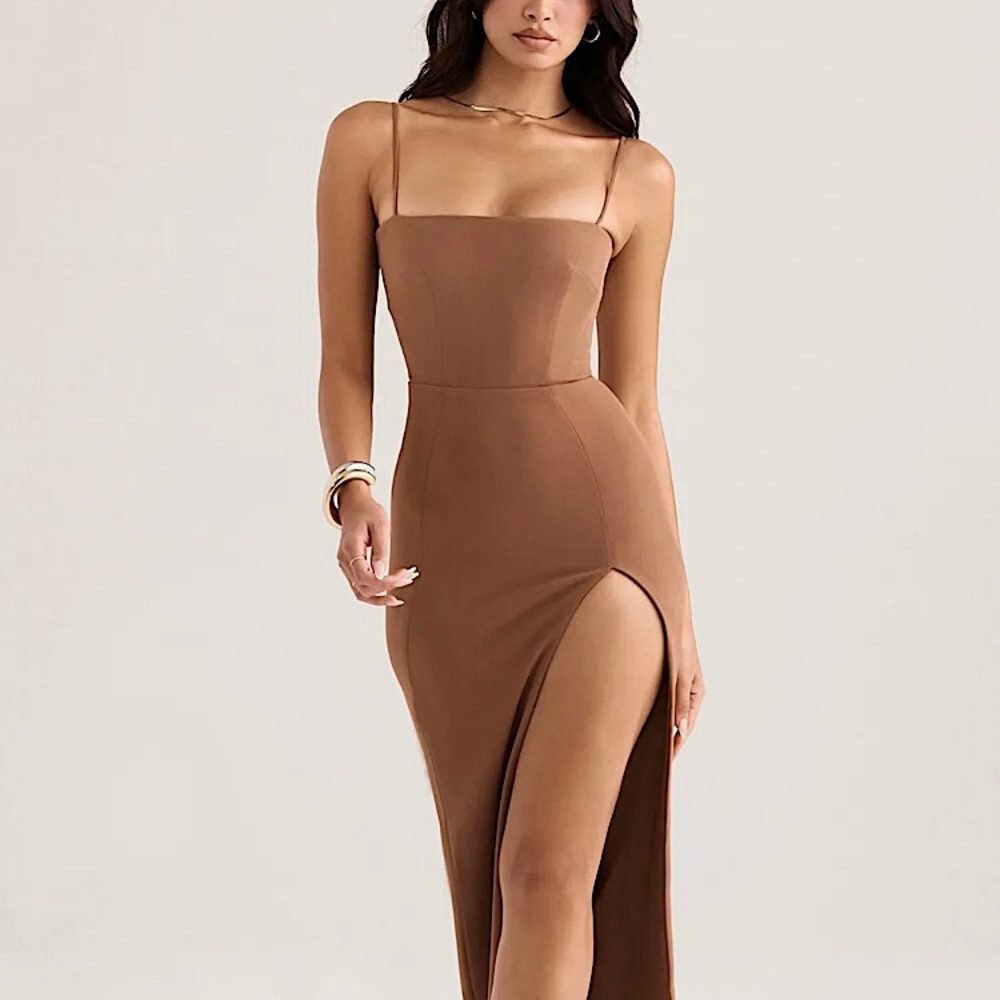 House of CB Jaida corset maxi dress